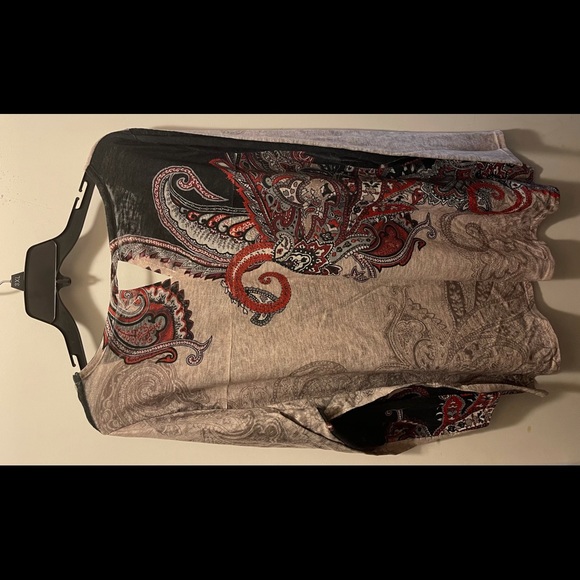 French Blue Woman Blouse - Picture 2 of 3